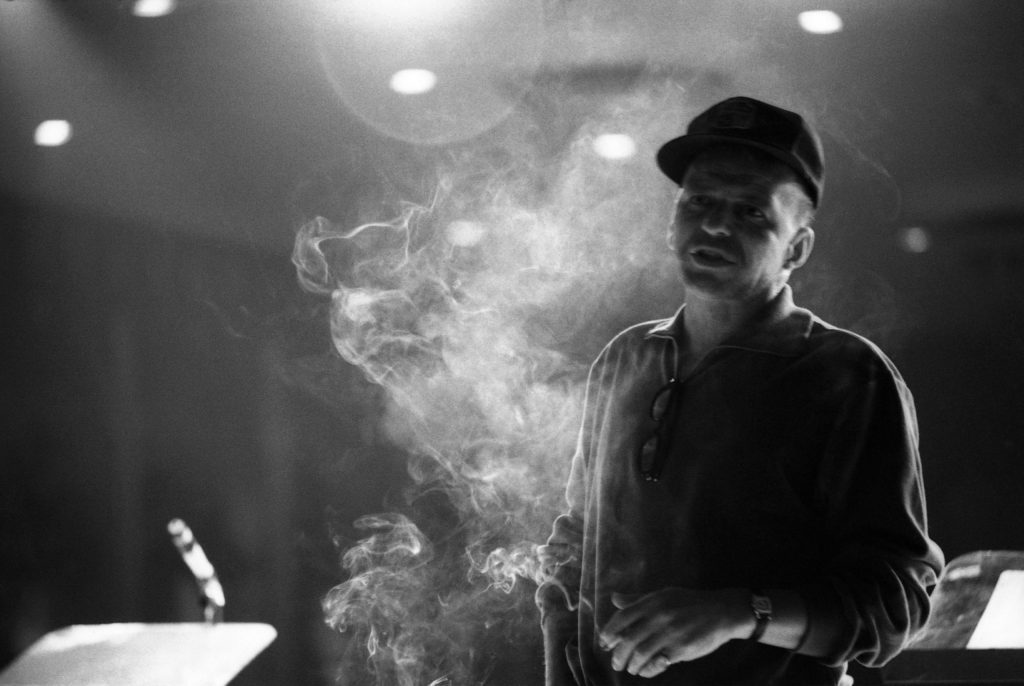 Frank Sinatra in rehearsal, 1965