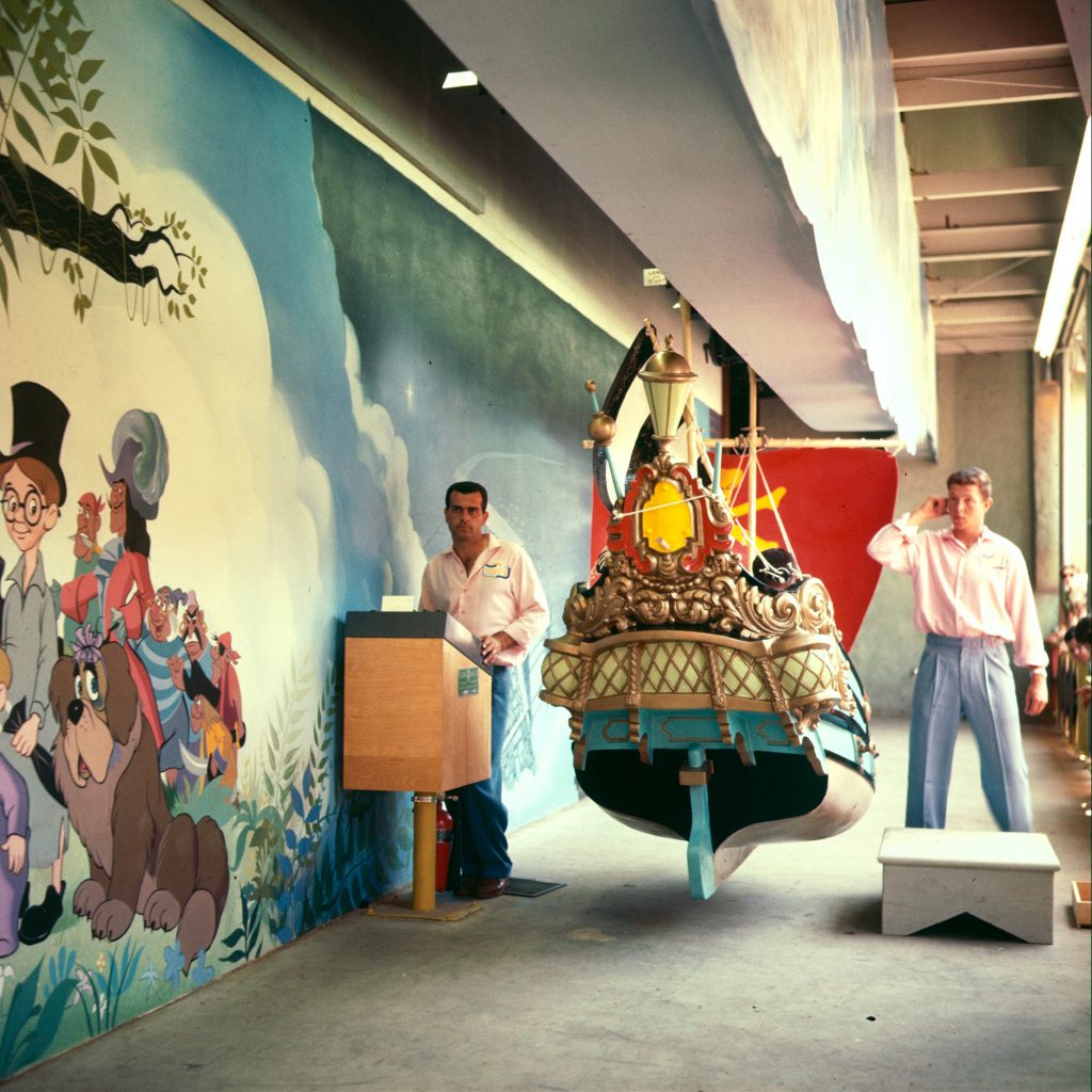 Disneyland rides, 1955.